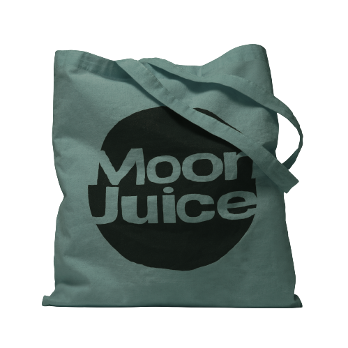 Organic Cotton Tote Bag (Moon Theme)