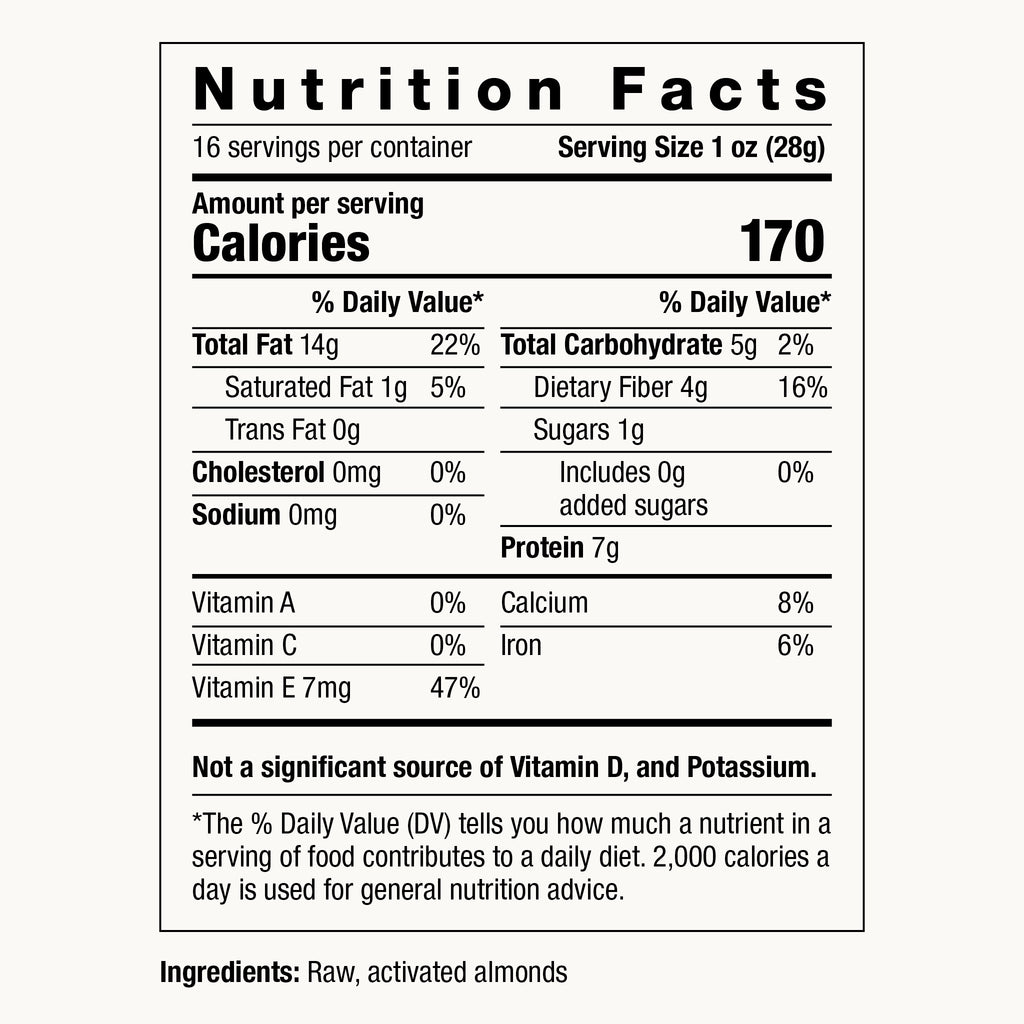 Raw & Activated California Almonds