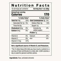 Raw & Activated California Almonds